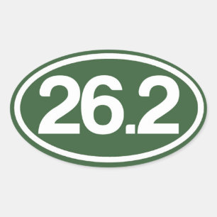 Etiqueta do verde 26,2 (etiqueta completa da