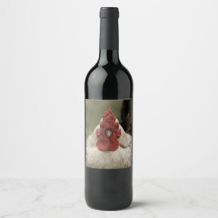 Etiqueta do vinho da galinha