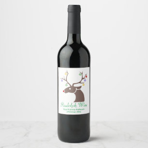 Etiqueta do vinho de Rudolph