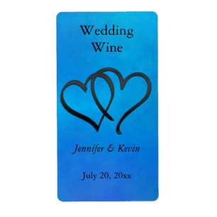 Etiqueta do vinho do casamento