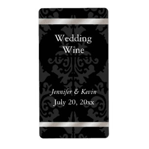 Etiqueta do vinho do casamento