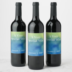 Etiqueta do vinho do pulverizador da aguarela do