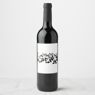 etiqueta do vinho dos amigos da panda