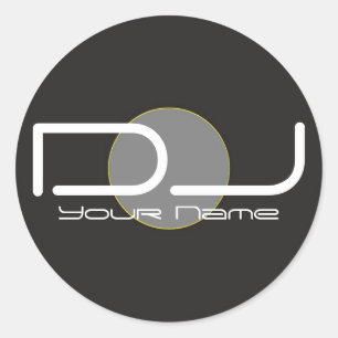 Etiqueta do vinil do DJ