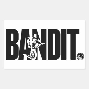 Etiqueta do vintage BMX do "bandido" de LixBMX