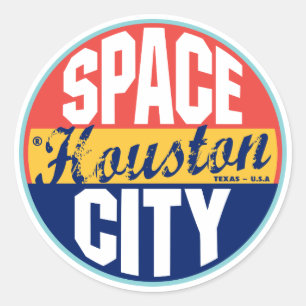 Etiqueta do vintage de Houston