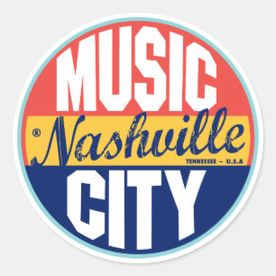 Etiqueta do vintage de Nashville