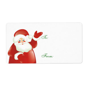 Etiqueta Doação do presente do papai noel