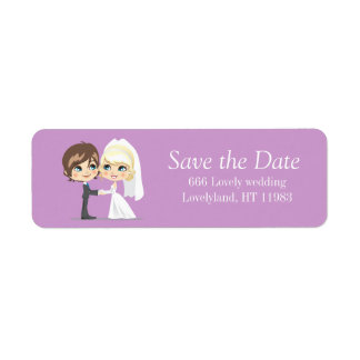 Etiqueta Doce Dia de Casamento