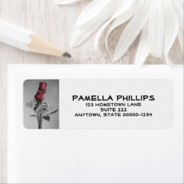 Etiqueta Dois Rosas vermelhos | Fotografia com vida estátic