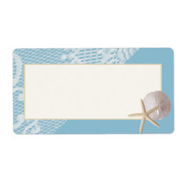 Etiqueta Dólar de areia e azul de rendas