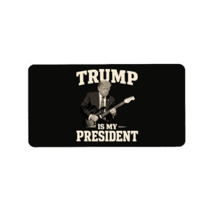 Etiqueta Donald Trump É Meu Presidente