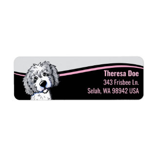 Etiqueta Doodle Wave Address Label