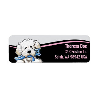 Etiqueta Doodle Wave Address Label