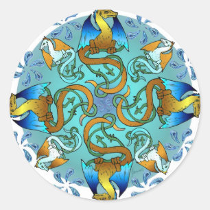 Etiqueta dos azuis de Bornholm