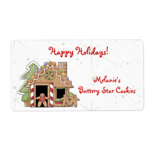 Etiqueta dos biscoitos do pão-de-espécie