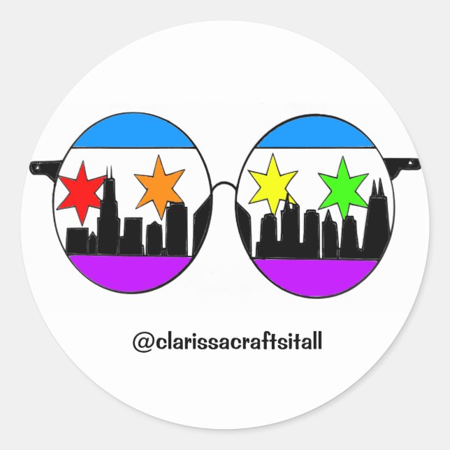 etiqueta dos chicaGOggles do orgulho (Frente)