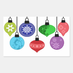 Etiqueta dos enfeites de natal