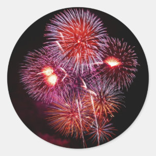 Etiqueta dos fogos-de-artifício