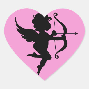 Etiqueta dos namorados do Cupido