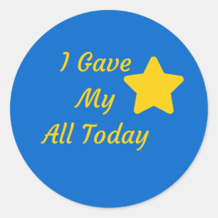 Etiqueta Dourado da estrela