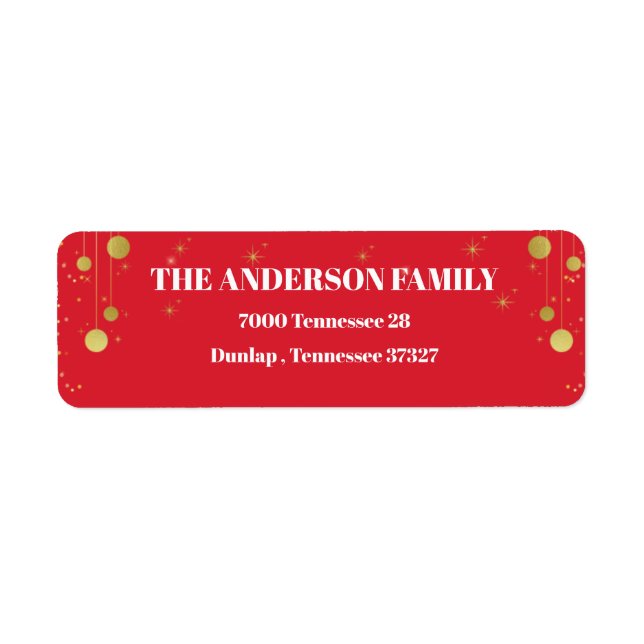 Etiqueta Dourado Retrorre Vermelho (Frente)