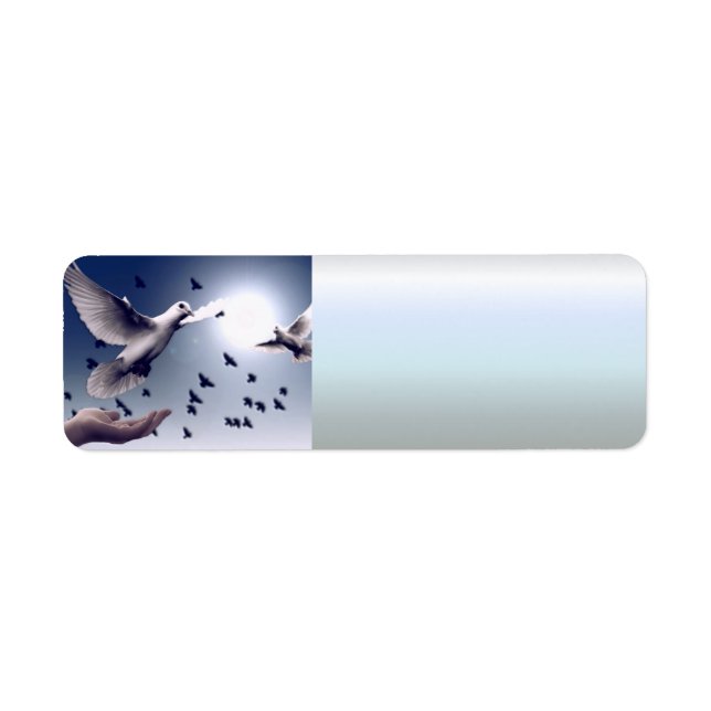 Etiqueta Dove Hand Trust (Frente)