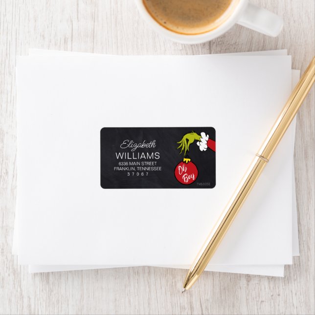 Etiqueta Dr. Seuss | Chá de fraldas "Boy Grpolegadas" (Insitu)