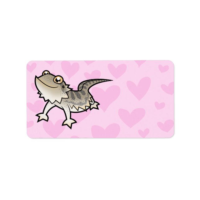 Etiqueta Dragão com barba/Dragão Rankin (Frente)