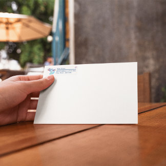 Etiqueta Dragão Patriótico com balões e bandeira americana