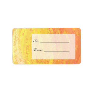 Etiqueta Dragões Olhos Laranja e Monograma Negro