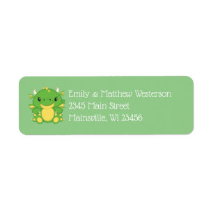 Etiqueta Dragon Chá de fraldas Green