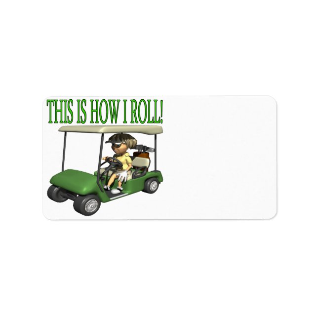 Etiqueta É Assim Que Eu Rolo (Frente)