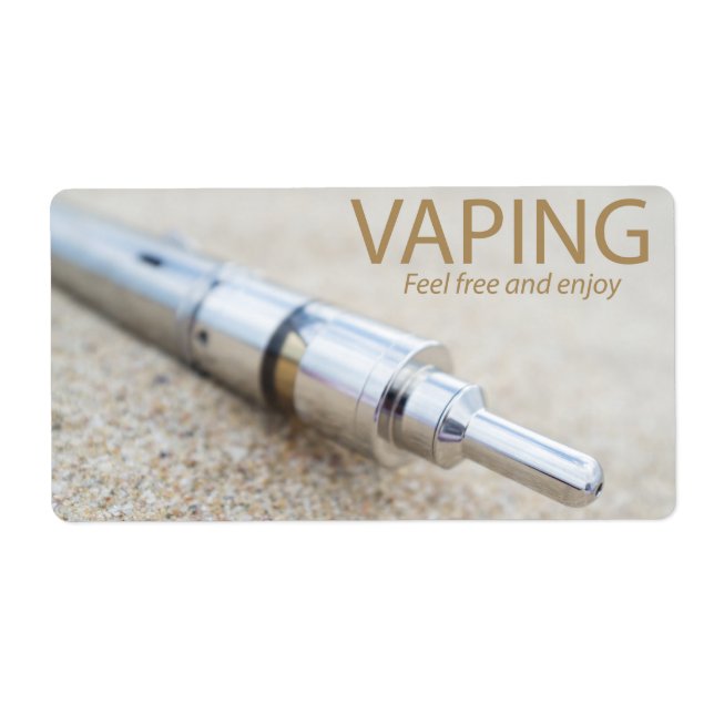 Etiqueta E-cig e vapores (Frente)