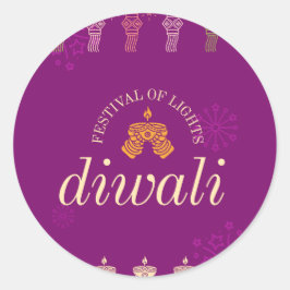 Etiqueta e etiquetas para Diwali Feliz