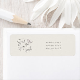 Etiqueta Ela é chá de panela de casando