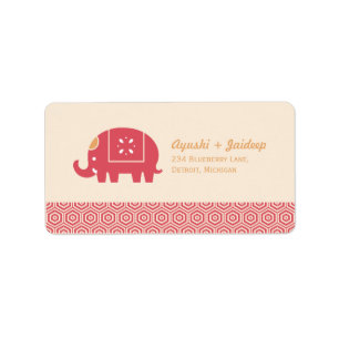 Etiqueta Elefante indiano