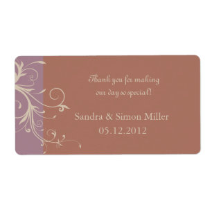 Etiqueta Elegância suave - obrigado de casamento que você r
