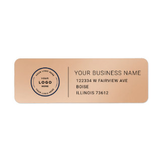 Etiqueta Elegant Custom Business Return Address Label