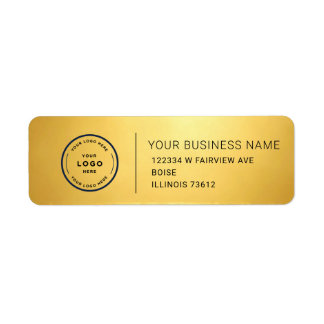 Etiqueta Elegant Custom Business Return Address Label