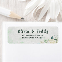 Elegant Organic Modern Wedding Invitation