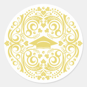 Etiqueta elegante da graduação