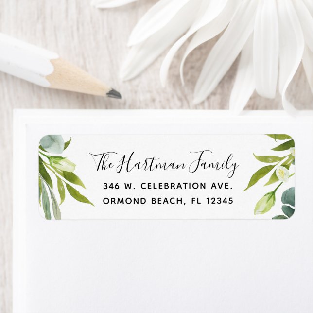 Etiqueta Elegante De Aquarela Deixa Primavera Verão (Insitu)