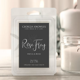 Etiqueta Elegante Etiqueta de Produto Preto e Bran