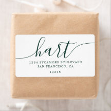 Elegante Família de Fontes Escrita em Verde Escuro