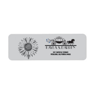 Etiqueta Elegante Horse & Buggy Return Address