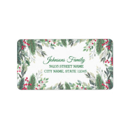 Etiqueta elegante mas verde-verde-verde-de-natal