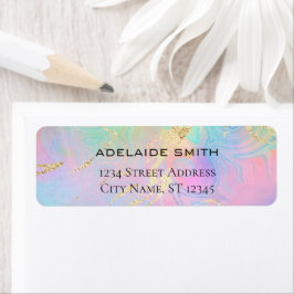 Etiqueta elegante moderno