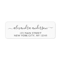 Elegante moderno Elegante Típica Evento de Casamen