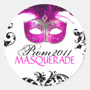Etiqueta elegante pequeno- do mascarada